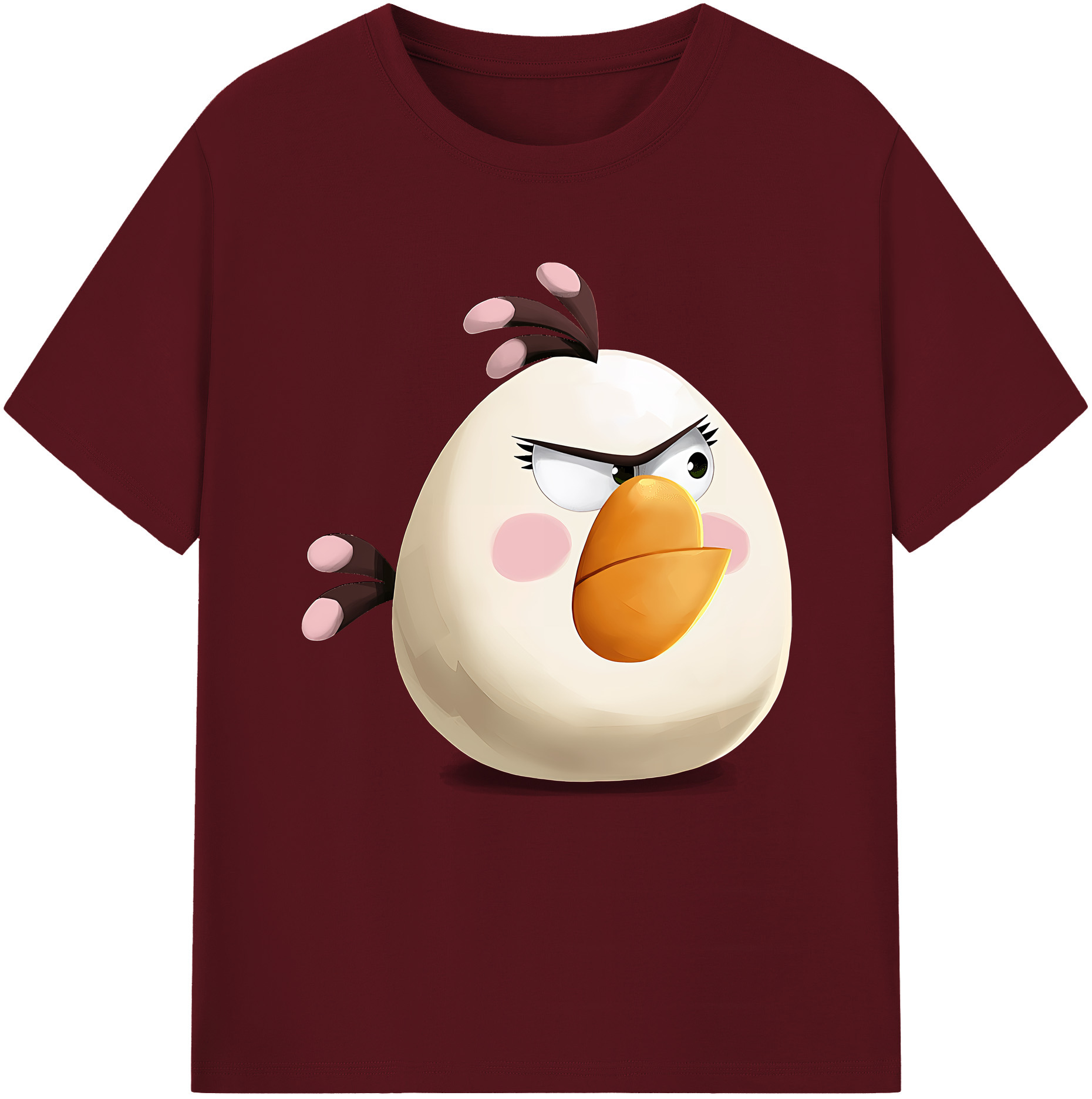 （画像用） Angry Birds アングリーバード 綿100％半袖Tシャツ（フロントプリント）